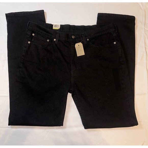 NWT Levi’s 514 Black Men Jeans - Picture 1 of 6